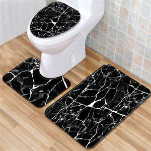 Set Keset Kamar Mandi Microfiber 3 Buah, Keset Mandi Anti Selip, Keset Lantai Toilet Tahan Lama - Product Image 2