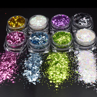 Décoration de Noël : Paillettes en polyester gaufrées et épaisses, vente en gros pour gobelets, artisanat en résine DIY, cosmétiques