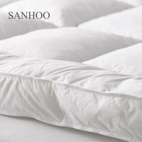SANHOO Protège-matelas portable en microfibre avec garnissage alternatif au duvet, surmatelas confortable pour usage domestique, vente en gros, pas cher
