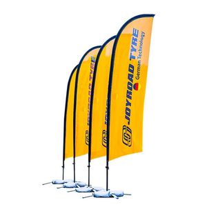 Factory Wholesale Digital Printing Any Logo Any Design Any Color Feather <b>Flags</b> for Advertising - Product Image 5