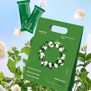 Aoxin Lai Jasmine Snow Bud Black Gold Caffè Istantaneo Bulletproof a Basso Contenuto Calorico con MCT, Tè al Latte, Bevanda Solida, Spezie ed Erbe dal Gusto Morbido - Product Image 4