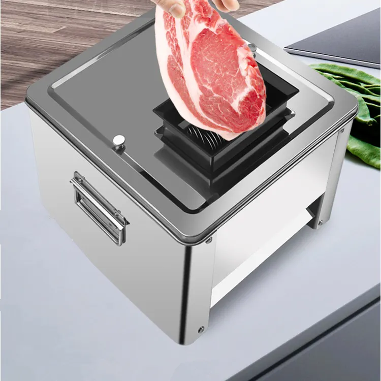 Haushalts kommerzielles Fleisch Gemüse Hammel schneider Slicer Maschine