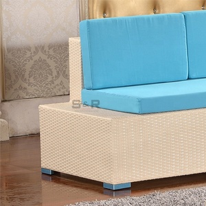Ensemble <span class=keywords><strong>de</strong></span> <span class=keywords><strong>salon</strong></span> <span class=keywords><strong>de</strong></span> <span class=keywords><strong>jardin</strong></span> moderne pour hôtel, mobilier d'extérieur <span class=keywords><strong>en</strong></span> résine, canapé <span class=keywords><strong>en</strong></span> rotin <span class=keywords><strong>plastique</strong></span> imperméable pour appartement, cour et parc - Product Image 2