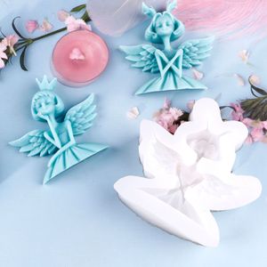 Angel Girl Scented <b>Candle</b> Silicone <b>Mold</b> DIY Craft Epoxy Resin <b>Mold</b> Christmas Decoration - Product Image 4