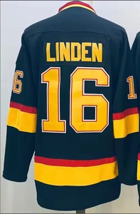 Maillots de hockey sur glace personnalisés de haute qualité pour jeunes Fourniture en usine de vêtements de hockey OEM bon marché avec nom d'équipe sur mesure - Product Image 2