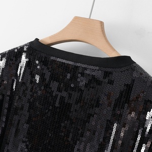 Costume di Halloween con Stampa <span class=keywords><strong>Zucca</strong></span>, Maglietta <span class=keywords><strong>da</strong></span> <span class=keywords><strong>Donna</strong></span> con Paillettes, Collo Tondo, Manica Corta, Abbigliamento Streetwear, T-Shirt <span class=keywords><strong>Vestito</strong></span> Femminile - Product Image 5