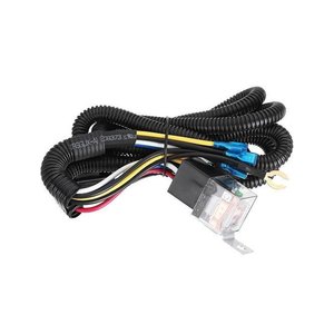 Faisceau de câblage de relais de klaxon OEM |   Kit de câblage universel pour klaxon de voiture avec relais, fusible et connecteurs robustes - Product Image 1