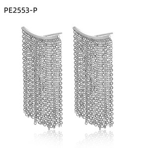 ต่างหูแฟชั่น DE FLECOS PE2553 สำหรับผู้หญิง เครื่องประดับคุณภาพสูง - Product Image 1