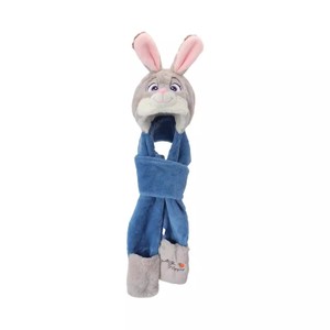 Juguete de Peluche de <span class=keywords><strong>Zorro</strong></span> de Dibujos Animados, Moderno y Elegante, Adorable Conejo Judy con Gorro, Bufanda y Guantes, Regalo Todo en Uno para Niños - Product Image 6