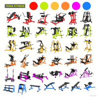 Ensemble d'équipements de style professionnel de Guangzhou, machine d'entraînement de haute qualité pour les culturistes professionnels, pour les projets de clubs de fitness