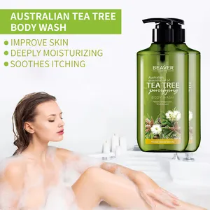 Beaver Body Wash Gel australiano Tea Tree idratante olio di controllo del lavaggio del corpo