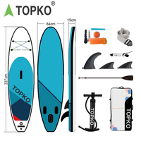 TOPKO-planche à pagaie gonflable pliable, pour la mer, impression fleurs/animaux/dessin animé Offre Spéciale
