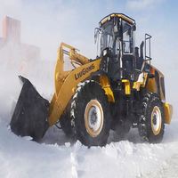 Liugong chargeuse sur pneus Clg856H CLG855N prix 5 tonnes chargeur godet frontal avec moteur CUMINS