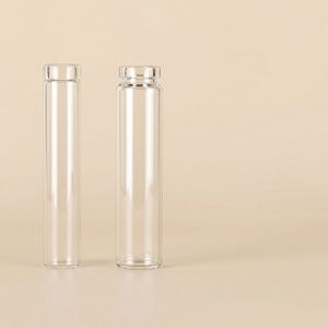 Flacon pulvérisateur de parfum cylindrique <span class=keywords><strong>en</strong></span> <span class=keywords><strong>verre</strong></span> mini 1,8 ml 2,5 ml avec pompe noire, échantillon vide sérigraphié - Product Image 3