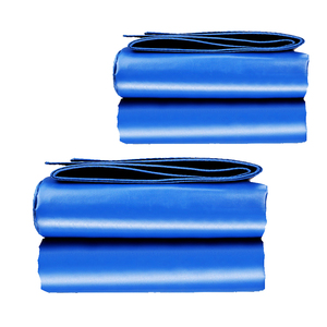 Bâche enduite de PVC de 500gsm 600gsm couverture de cargaison tricotée par chaîne <span class=keywords><strong>tente</strong></span> imperméable d'auvent de camion bâche industrielle de PVC d'<span class=keywords><strong>anti</strong></span> UV - Product Image 1