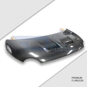 Capó ventilado de fibra de carbono Abarth para Fiat 500 595 695 Abarth 2007-2024, estilo DLF. - Product Image 2