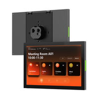 Nuevo Panel de Control de 10.1 Pulgadas con PoE para Montaje en Pared, Tableta Programadora para Salas de Reuniones con LED RGB, RS485, Instalación Segura Antirrobo con Tornillos