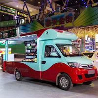 Grand Food Truck, Camion de Restauration Mobile, Stand de Tacos, Cuisine Mobile, Camion à Pizza, Camion à Café, Chariot à Hot-dogs, Restaurant Mobile