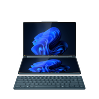 Ordinateur portable puissant Ienovo Yoga Book 9i 14 pouces avec écran tactile OLED 2,8K, double écran, processeur Ultra 9 285H, 32 Go de RAM, 1 To de SSD, idéal pour les créateurs