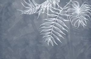 Colorido <span class=keywords><strong>cactus</strong></span> gris oscuro hojas Diseño impresión tamaño grande personalizado hasta 3*5m y 3,2*10M/pieza mural de pared de tela de lujo de gama alta - Product Image 5