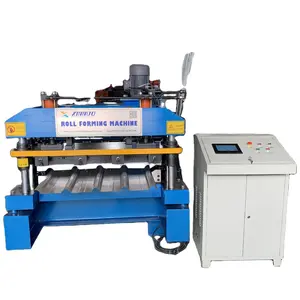 Metalldach platte Biege maschine Metalldach platte Rollform maschine aus China