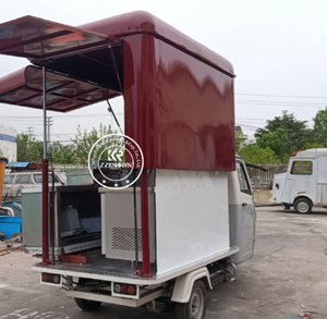 Nouveau design de tricycle alimentaire mobile pour l'extérieur, camion de nourriture APE, tricycle électrique pour la vente de glaces avec certification CE - Product Image 5