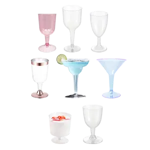 Copa de champán de plástico para fiesta de boda, vaso desechable personalizado a prueba de golpes, copa de plástico naranja, champán y vino