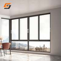 Fabricante de puertas y ventanas corredizas de aleación de aluminio profesional GS Foshan