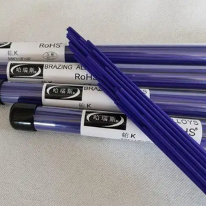 Bâtonnets de soudage en <span class=keywords><strong>platine</strong></span> bleu revêtu K pour cuivre, fer, acier inoxydable, 9 pièces dans un tube d'emballage - Product Image 3