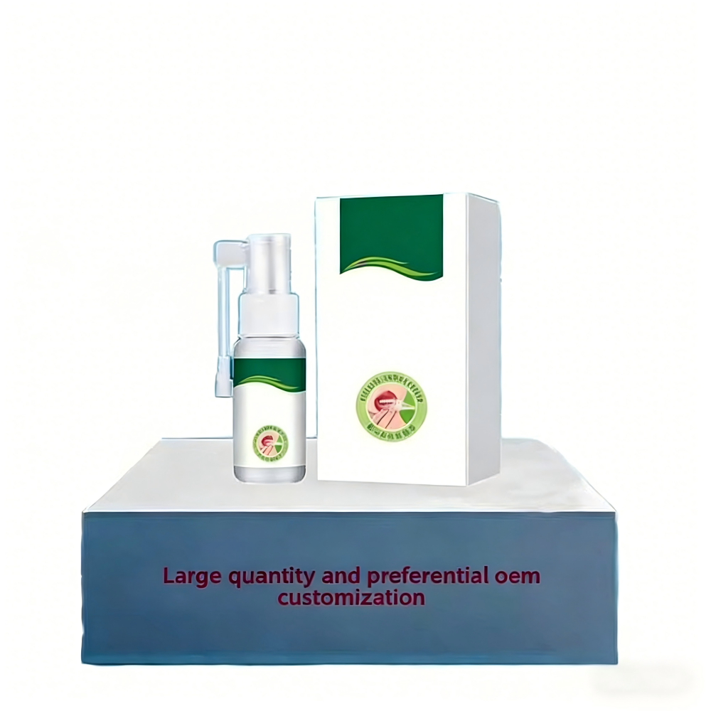 Portable 20ml Oral Spray Throat Refreshing & Soothing Antibacterial Solution for Home Use Fresh Care Solution