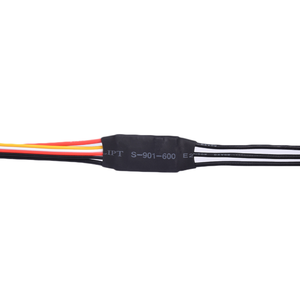Controlador de velocidad sin escobillas 15A Slim ESC SBEC G2 2-4S Lipo con BEC de 5V/3A JST programable para aviones RC, drones FPV de ala fija. - Product Image 3