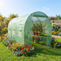 Serre tunnel pour légumes et fleurs, vente directe usine, écologique, imperméable, en acier galvanisé épaissi