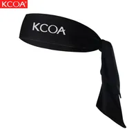 KCOA toptan yüksek kaliteli streç sporcu ağı kumaş kravat ter bandı özel kafa bandı erkekler için