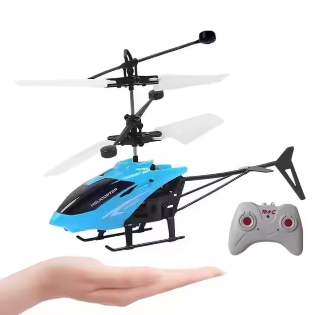 Wholesale Mini Remote-Controlled Helicopters New Children's RC Airplanes Hand Gesture Sensing Flying Toys Includes Batteries