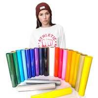 Rouleaux de film thermocollant HTV en vinyle pour textiles, PVC haute température pour transfert thermique sur T-shirts – Vente en gros