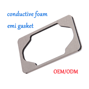 ESD Gasket busa konduktif untuk pelindung EMI dengan busa perekat sensitif tekanan elastomer potongan cetak kustom - Product Image 3