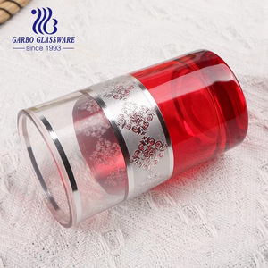 Tasse en verre à thé marocaine de 5oz 150ml en gros 12 pièces ensemble de verres à thé avec gobelet de décalcomanie en or de luxe meilleur vendeur tasse à thé en verre classique - Product Image 6