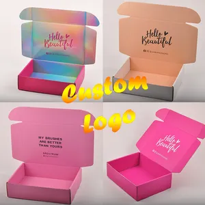 Mailer Box Manufacture Customized Colored Mailer Boxes With Custom Logo Printed Durable Apparel Packaging Boxes For Hat