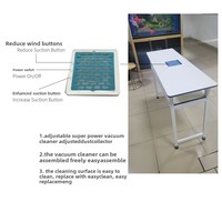 Table de manucure multifonctionnelle personnalisable avec port de connexion pour machine d'aspiration des ongles, nouvelle conception pour salon de manucure