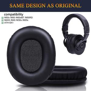 Almohadillas de espuma para auriculares, almohadillas de cuero para los oídos, 50 - Product Image 6
