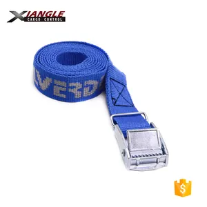 Tie Down Strap 25mm 250kgs 25mm Custom Logo Print Tie Down Strap Cargo Lashing Straps With Cam Buckle
