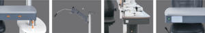 Equipo de Mesa y Silla para Unidad Oftalmológica para Clínica de Optometría - Product Image 6