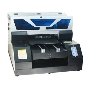 Hoge Efficiëntie Label Printers A4 Uv Led Flatbed 3D-Printer Stickers Uv Flatbed Printer