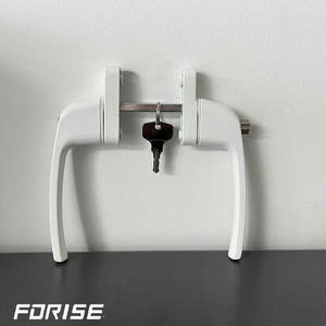 Poignée <span class=keywords><strong>de</strong></span> porte et <span class=keywords><strong>de</strong></span> fenêtre en alliage d'aluminium à base carrée, style minimaliste moderne, fixation par boulons traversants, vente en gros d'usine, <span class=keywords><strong>quincaillerie</strong></span> <span class=keywords><strong>de</strong></span> style export Moyen-Orient - Product Image 6