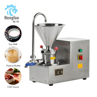 Moulin colloïdal commercial 2,2 kW pour la fabrication de beurre de cacahuète, machine à broyer la pâte de sésame, processeur alimentaire pour sauce chili 50-700 kg/h