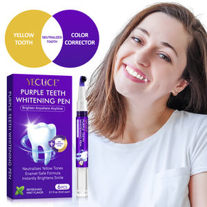 YECUCE Travel Friendly menthe rafraîchissante neutralise les tons jaunes violet stylo <span class=keywords><strong>de</strong></span> blanchiment des dents instantané - Product Image 1