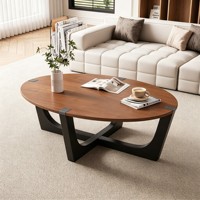 Table basse en bois massif, écologique, durable, pour salon, petit appartement, nouveau style, simple, luxe léger, minimaliste, créative