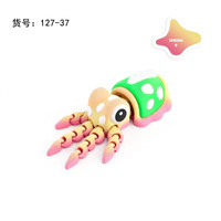 Figur Hewan Artikulasi Cetak 3D Mainan Fidget dengan Sendi yang Dapat Digerakkan Ornamen Meja Kantor Mainan Anak Dewasa Kerajinan Model Hadiah