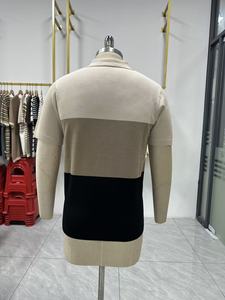 <span class=keywords><strong>2026</strong></span> 트렌드 남성 여름 비스코스 혼방 스트라이프 니트 폴로 셔츠 - Product Image 4