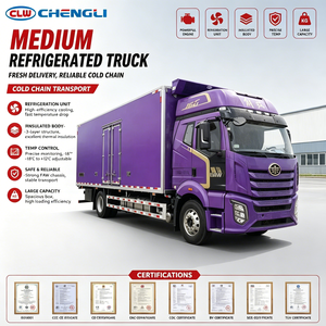 Camion frigorifique FAW 4x2 5 tonnes pour viande, poisson, légumes surgelés, chaîne du froid, à vendre en gros - Product Image 1